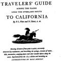 Travelers’ Guide Across the Plains Upon the Overland Route to California