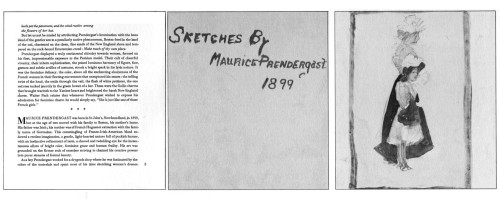 Maurice Prendergast Water-Color Sketchbook 1899