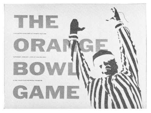 Orange Bowl Game, kit