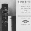 Come Hither, A collection of rhymes and poems for the young of all ages