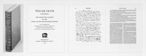 Walam Olum—The Migration Legend of the Lenni Lenape or Delaware Indians