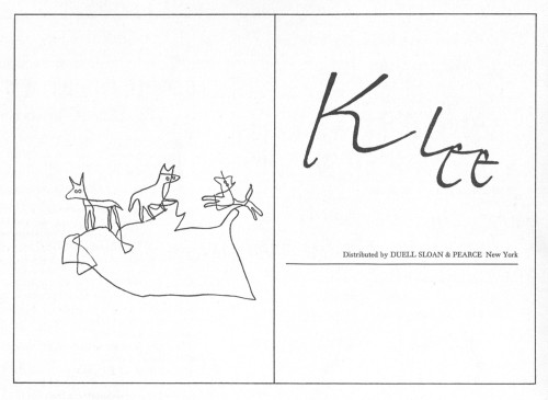Five Essays on Klee