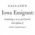 Galland’s Iowa Emigrant