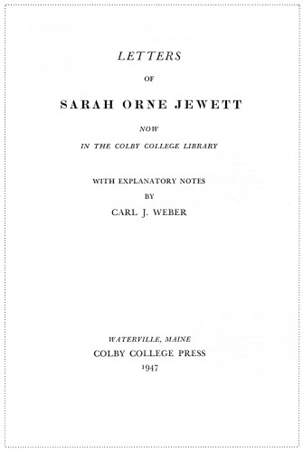 A White Heron Sarah Orne Jewett Study.