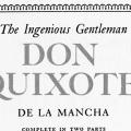 The Ingenious Gentleman Don Quixote de la Mancha
