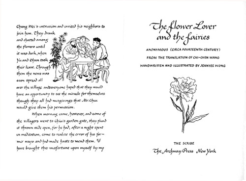 The Flower Lover and the Fairies