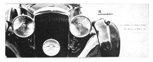 8 Automobiles, flyer and catalog