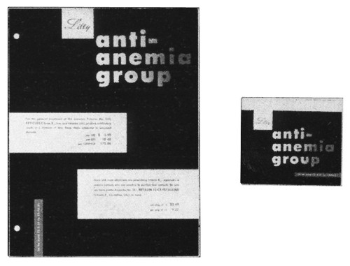 Lilly anti-anemia group, card and sheet