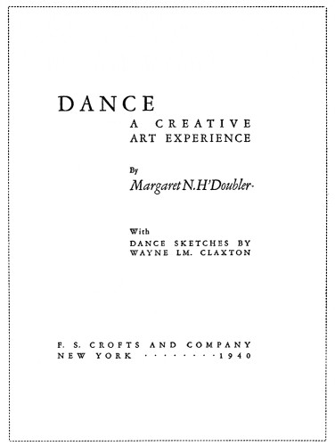 DANCE: A Creative Art Experience