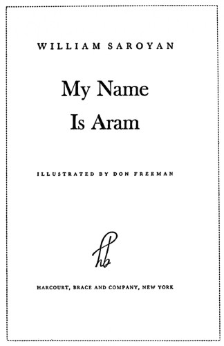 My Name is Aram