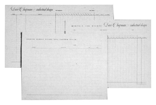 Dave Chapman set of office forms
