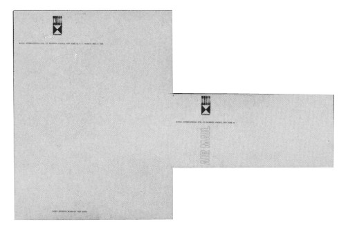 Knoll letterhead and envelope