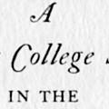 A Columbia College Student in the Eighteenth Century