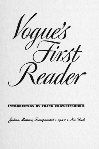 Vogue’s First Reader