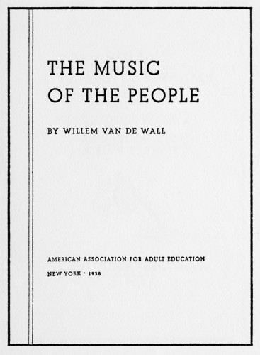 The Music of the People