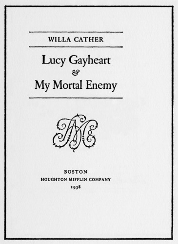 The Novels and Stories of Willa Cather