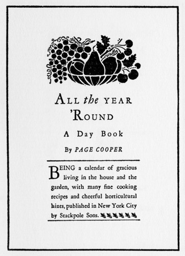 All the Year ’Round, A Day Book