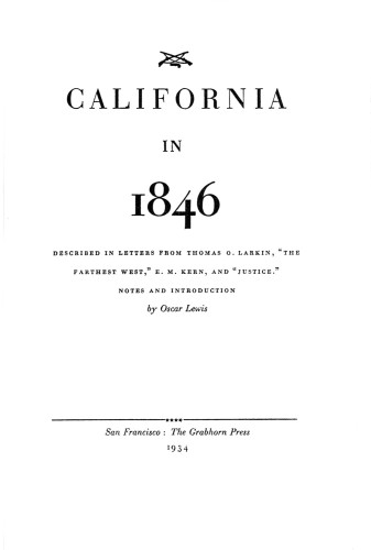 California in 1846