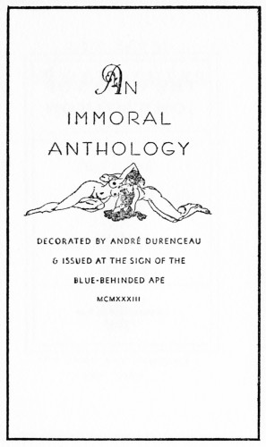 An Immoral Anthology