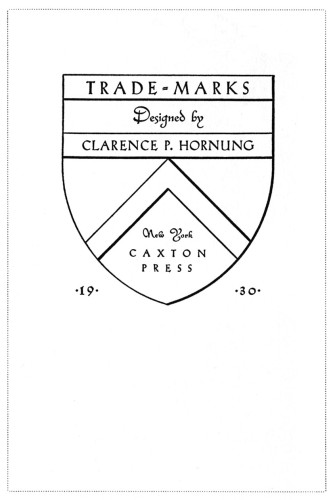 Trade-Marks, Designed by Clarence P. Hornung