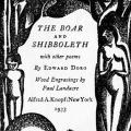 The Boar and Shibboleth With Other Poems