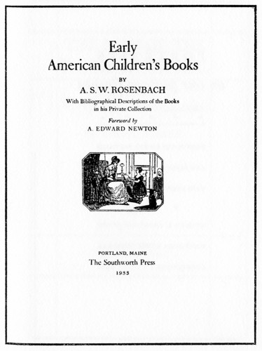 Early American Children’s Books