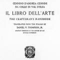 Il Libro Dell’ Arte, The Craftsman’s Handbook