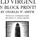 Old Virginia in Block Prints