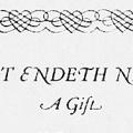 That Endeth Never: A Gift, Christmas 1921