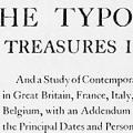 The Typographic Treasures in Europe