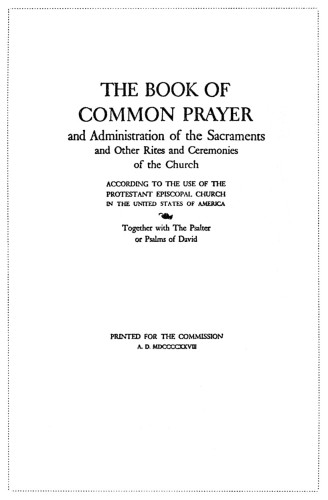 Standard Book of Common Prayer (Revision of 1928)