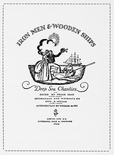 Iron Men and Wooden Ships: Deep Sea Chanties