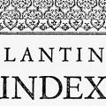 Plantin’s Index Characterum of 1567