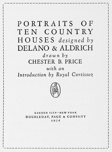 Portraits of Ten Country Houses