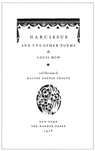 Narcissus and Two Other Poems