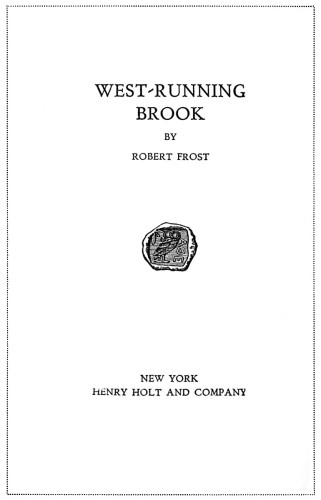 West-Running Brook