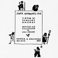 Jack Horner’s Pie: A Book of Nursery Rhymes