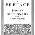 The Preface to Johnson’s Dictionary of the English Language, 1755