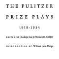 The Pulitzer Prize Plays, 1918-1934