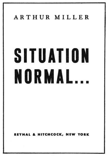 Situation Normal