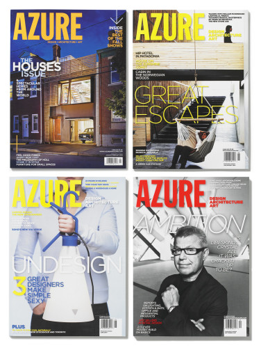 Azure Magazine June 2007, July/August 2007, September 2007, January/February 2008, Magazine