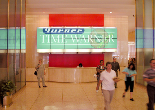 Time Warner Lobby Signage