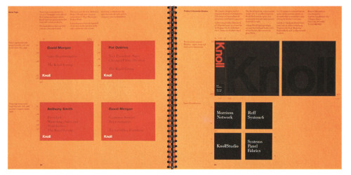 Knoll Identity Guidelines Brochure