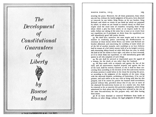 The Development of Constitutional Guarantees of Liberty