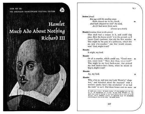 Hamlet, Much Ado About Nothing, Richard III