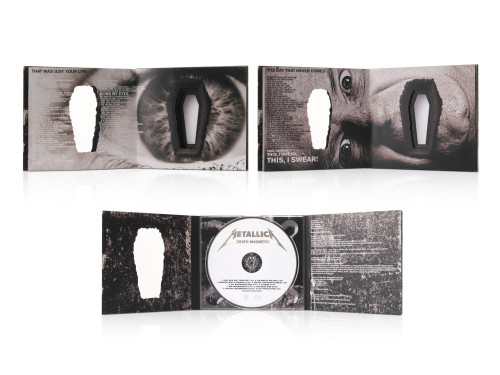 Metallica, Death Magnetic CD Packaging