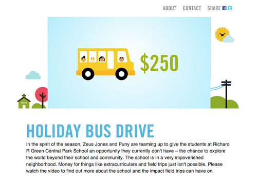 The Holiday Bus Drive