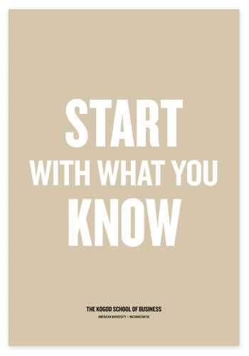 Start With What You Know