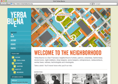 Yerba Buena Neighborhood Brand Identity