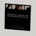 Orthopaedic Surgery and Sports Medicine Specialists corporate identity